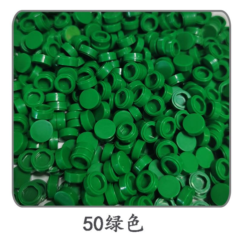 1000 stuks/partij Tegel 1x1 Rond 98138 Speciaal Blok Bouwsteen Kleine Deeltjes Stenen Onderdelen Compatibel met 98138 LOGO Speelgoed