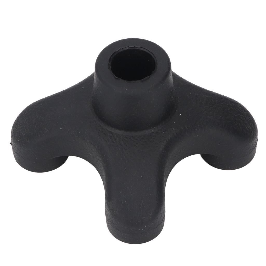 Cane Tip 4 Prong Heavy Duty Non Slip Walking Cane Quad Base Replacement ABS Rubber for 19mm Cane Shaft
