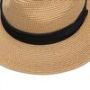 Acrylic Wide Brim Hat For Sun Protection And Versatile Style Fedora Sun Hat Panama Hats Cap