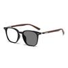 Fashion Design Photochromic Reading Glasses Women Men Oversize Frame Color Changing Near Sight Eyeglasses in The Sun Diopter+4.0