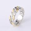 CopperChain Rings Men and Women Simple Design Hip Hop Party Cool Accessories Versatile Punk Jewelry Couple Ring