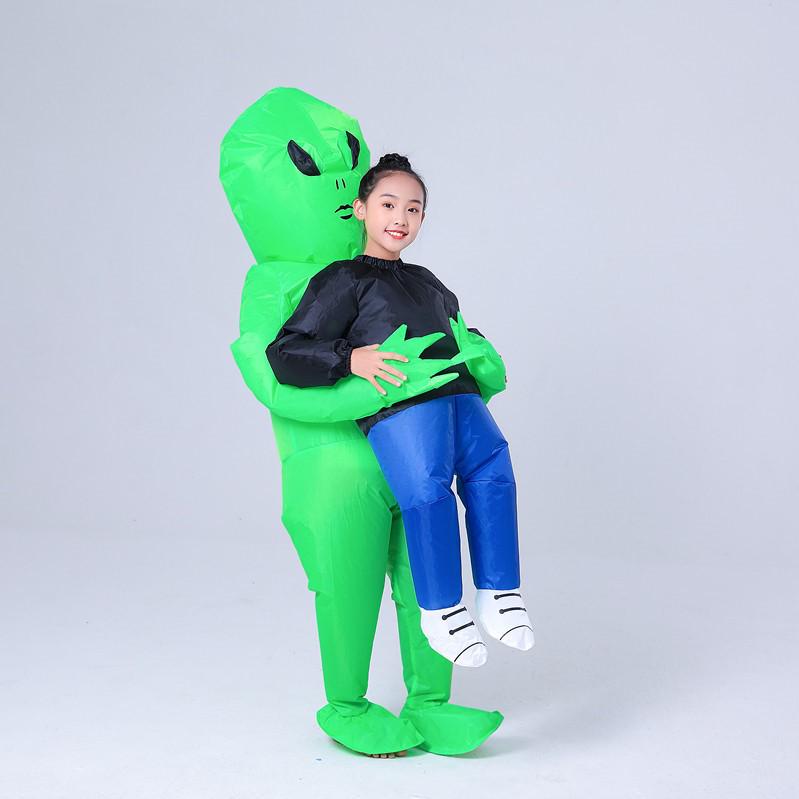 Halloween Inflatable Alien Cosplay Prank Costume - Alien Hugging Ghost Style
