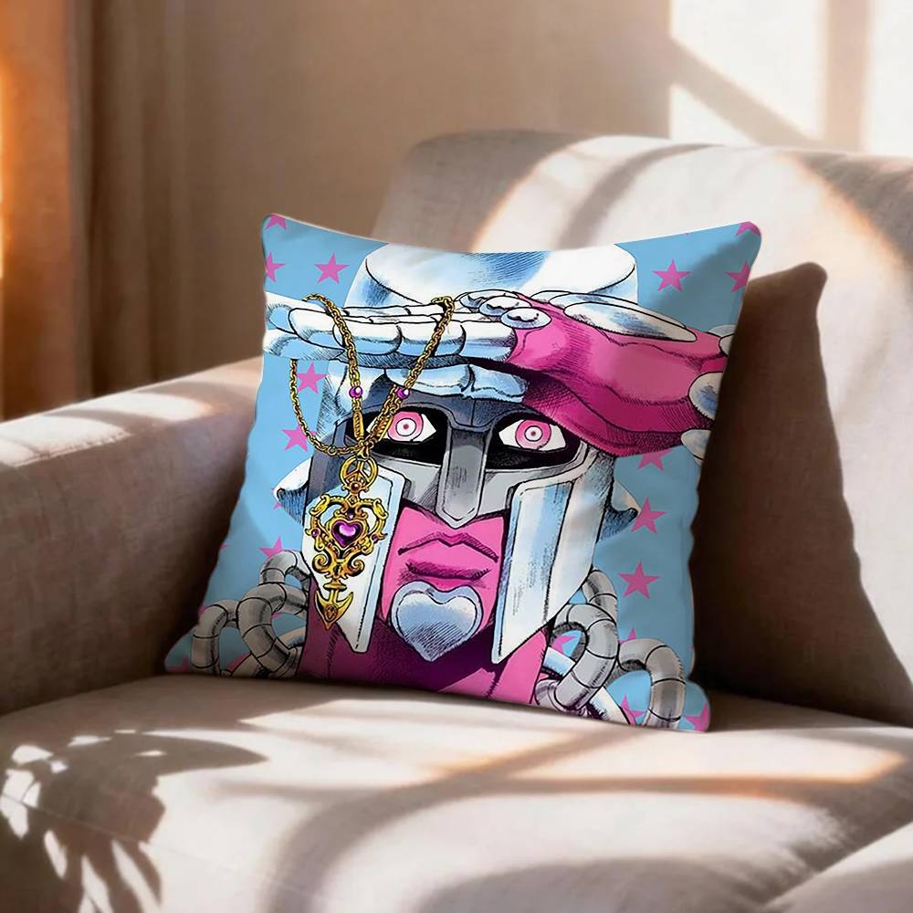 Anime Fanart JJosuke HHigashikata  Pillow Case Pattern Printed Pillowcase For Living Room Sofa Cushion Cover