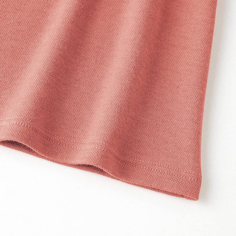 Gunze CFA New Rose Size M Women's Underwear, 100% Cotton/Wool, 3/4 Sleeves, Gray,