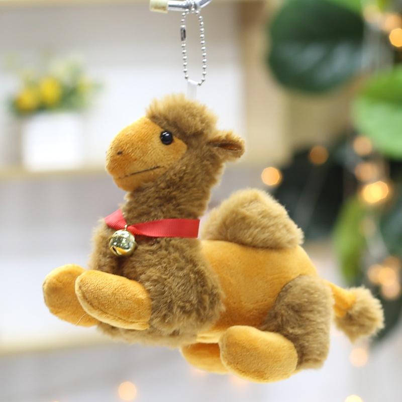 Niedlicher Tier Schlüsselanhänger Anhänger Haarball Kamel Dunhuang Kamel Puppe Xinjiang Gansu Tourismus Souvenir