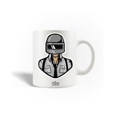 Ceramic Mug - PUBG Mobile - 30cl - White - Dishwasher Safe - Round