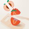Wooden Kitchen Pretend Toy Simulation Cutting Fruit Food Game Velcro Play Kitchen Accessories Montessori Educational Toy For Kid