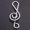 6pcs Breloque Acier Inoxydable Stainless Steel Music Note Flower Charms For Jewelry Making Supplies Heart Pendant Diy Materials