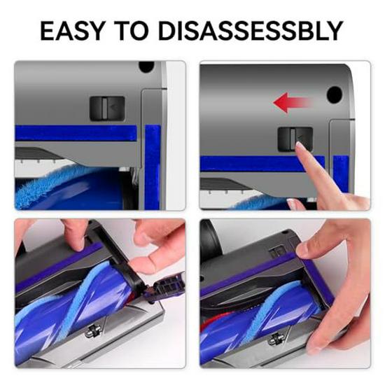 Dyson Compatible Electric Green Light Dust-Detecting Floor Head for V6-V11, V15