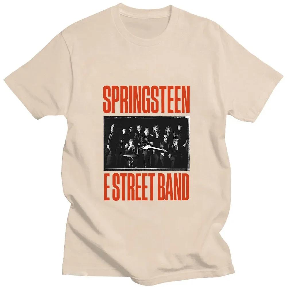 Bruce Springsteen T Graphic Printing Gothic Punk Teeshirt Short Sleeve Oneck Unisex Tshirt Sudaderas Comfortable Tees