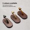 4 Pcs Mushroom Hooks, Mushroom Coat Hooks Wooden Base with Zinc Alloy Hooks To Highlight Vintage Feeling, Decorative Wall Hook Hooks for Hanging Coat