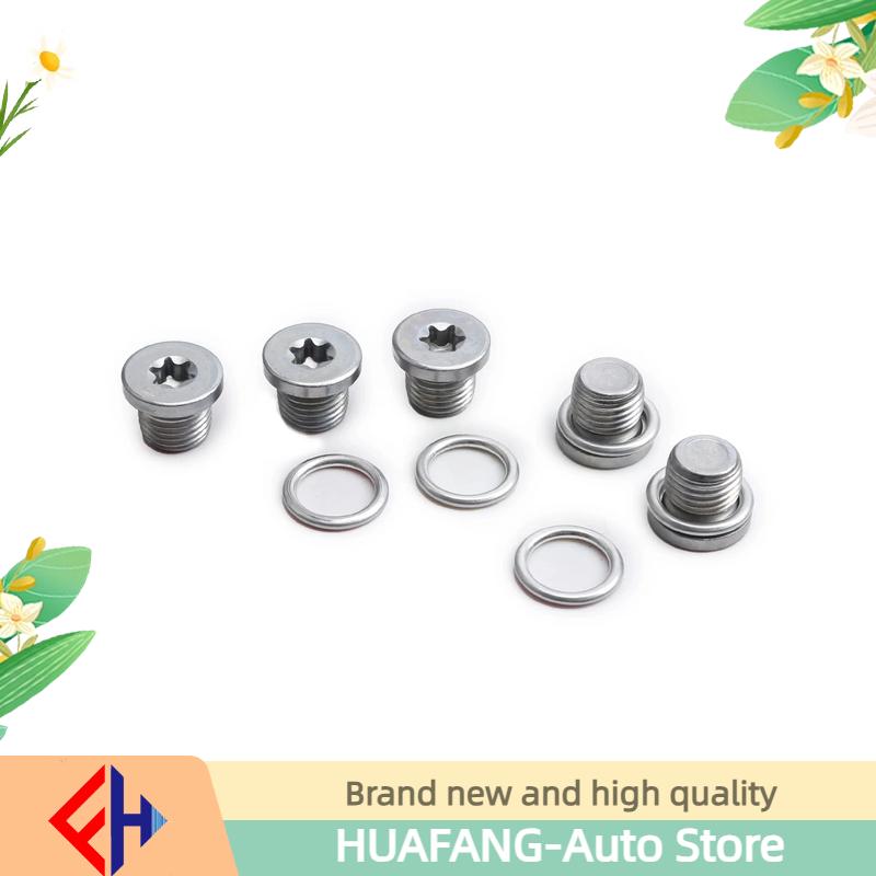 N0160276 N91167901 5x Oil Drain Plug Screw W/ Washer M14x1.5 For Seat skoda Cayenne Macan Panamera N91101402 High Quality