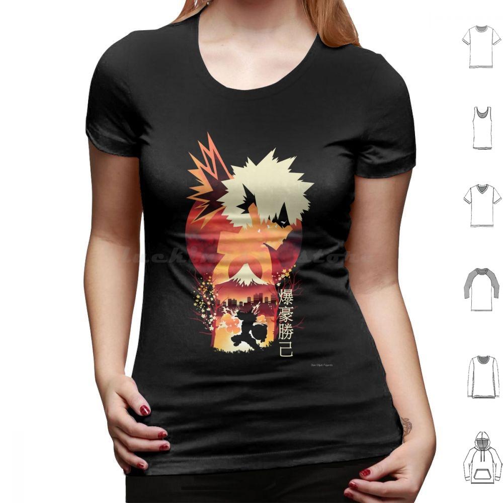 Bakugou Sunset T Shirt Big Size 100 Cotton Anime Manga Artistic Sunset Kawaii Japan Japanese Inspiration Home Hero Titan Tv