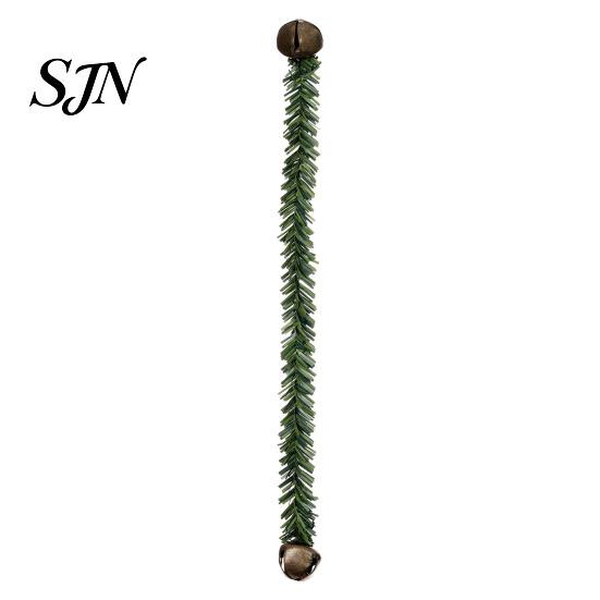 Lifelike Christmas Greenery 11.8 Inch Garland Ties for Banister Bells, Decorative Twist Ties, Reusable Indoor Party Ornament Wall Artificial