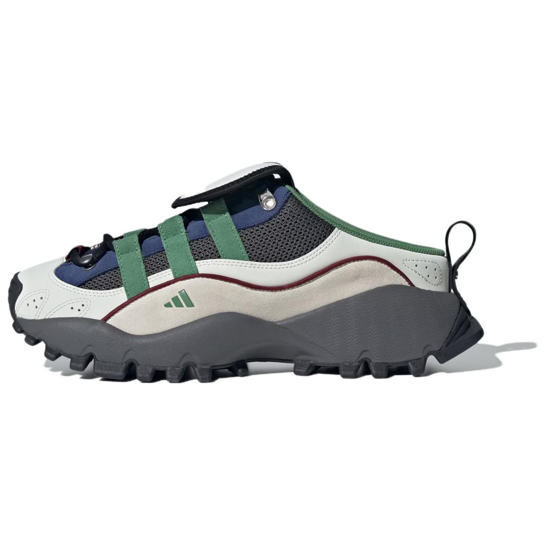 

Adidas Seeulater Mule Comfortable Convenient Anti-Wear Non-Slip Closed-Toe Slippers Unisex Slippers White Green Silver JP5552 44