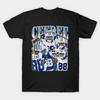 Herren Schwarzes Print-T-Shirt Ceedee Lamm Vintage 88 No-Cut Transferpapier Druck Baumwoll-T-Shirt