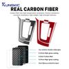 Real Soft Carbon Fiber For Ford Focus 3 MK3 2012 2013 2014 SE/ST LHD RHD Car Gear Shift Frame Panel Sticker Trim Accessories