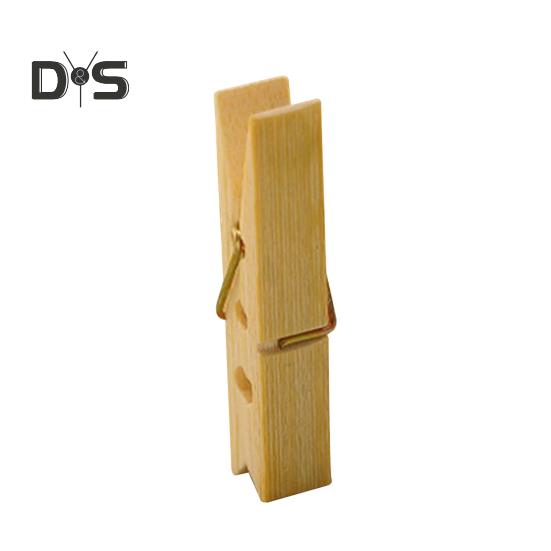 100Pcs Bamboo Clips Clothespins Easy To Use Heavy Duty Rust Resistant Laundry Clip Hangers Multipurpose Clips