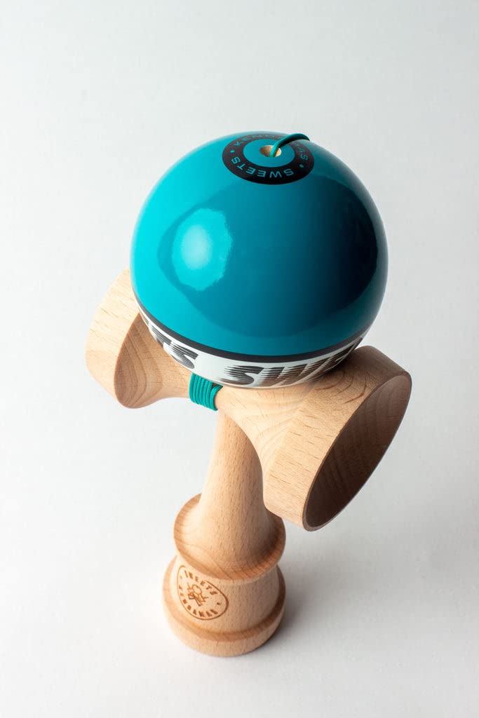 Kendama cu dulciuri Kendama SWEETS STARTER Albastru-turcoaz 16,8 cm