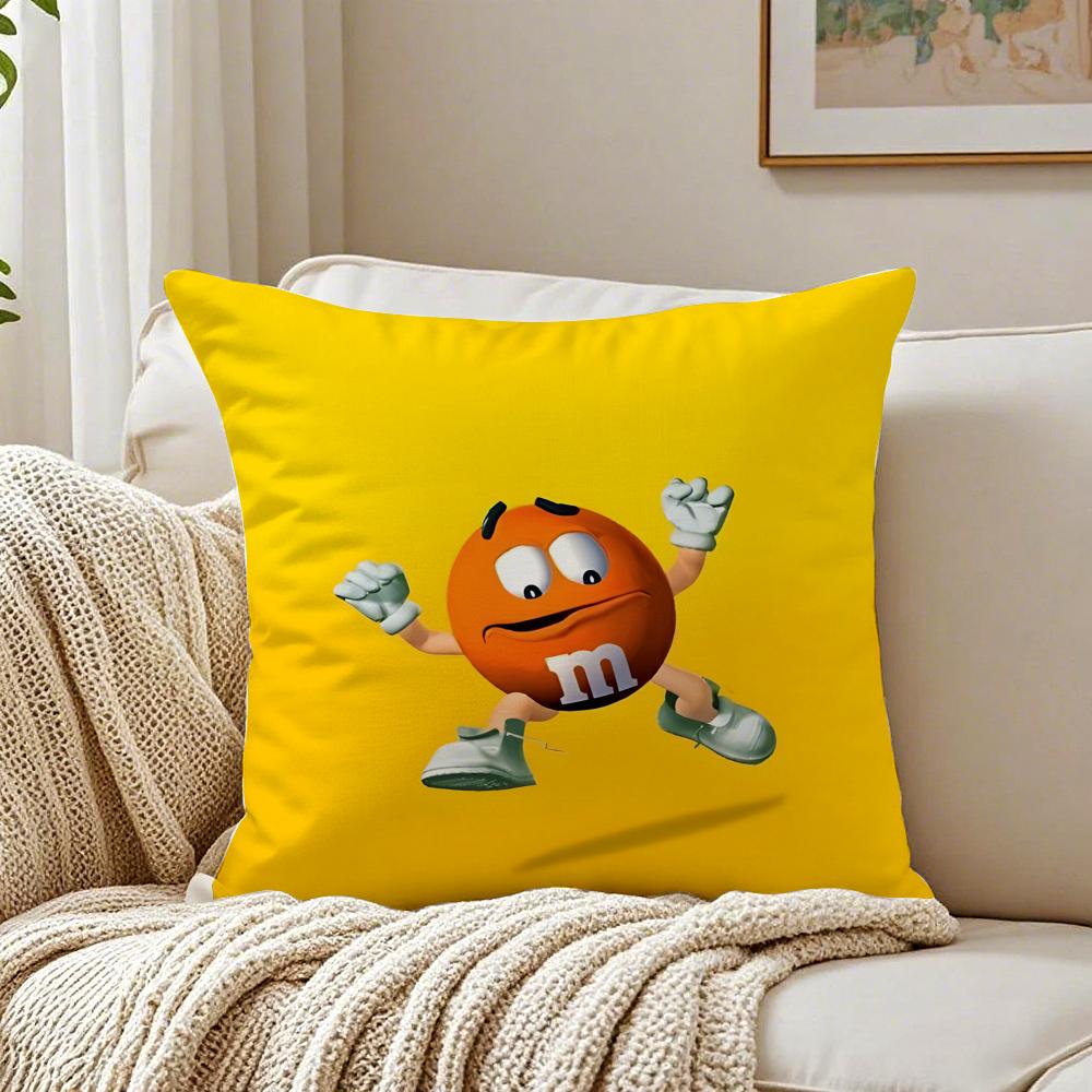 brand playful MMs Cushion Cover Pillowcase Antidustmite living Room Sofa Decor Cushion Room