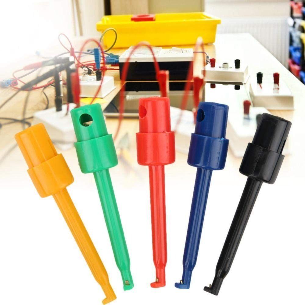 10Pcs Single Test Test Probe Small Crocodile Clip High Quality Test Hook Clip  Electronic Testing