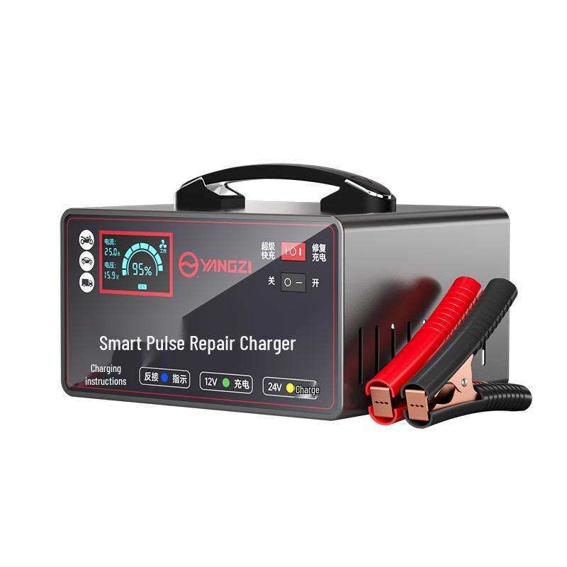 YANGZI 12V/24V Automatic Car Battery Charger & Repairer