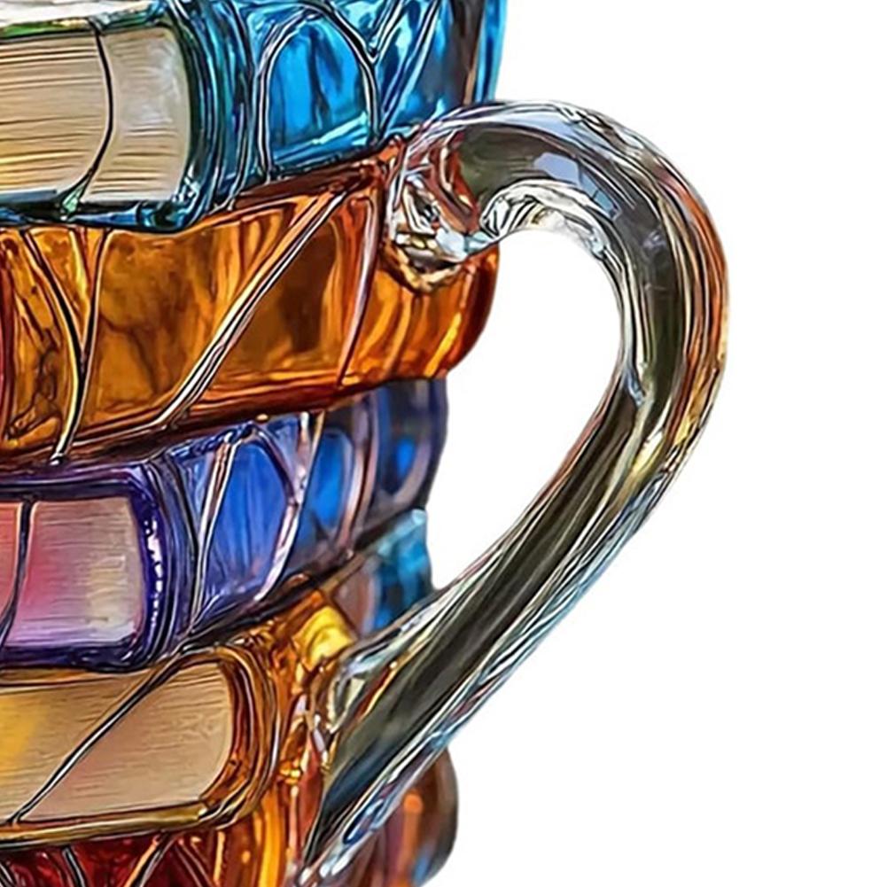 Novelty 3D Painted Books Coffee Mug Unique Books Stack Coffee Cup Tea Cup Collection Gifts