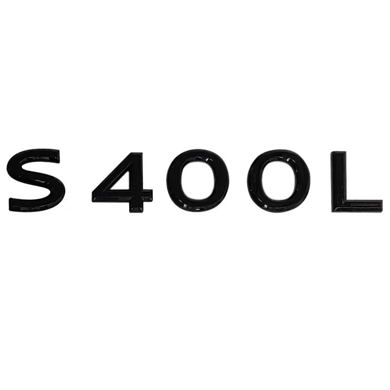 ABS Car Body Side Emblem Sticker Trunk Badge Decals for Mercedes Benz Maybach S400L S450L S480L S500L S580L S600L S680L Exterior