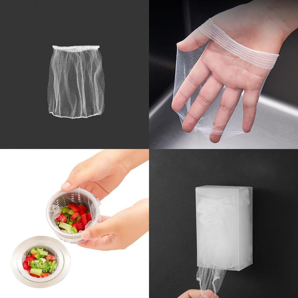 High-quality Sink Filter Screen Kitchen Sewer Disposable Basket Garbage Net Bag