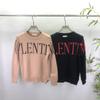 Unisex European Trend Knit Sweater: Casual Long-Sleeve, Versatile Letter Design, Round Neck, Euro-American Style
