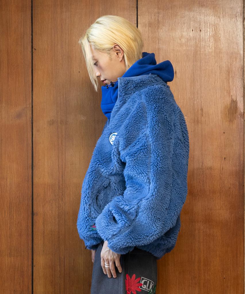 Glack Gj103 Sasquatch Heavy Fur Jacket (Blue)