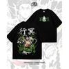 Demon Slayer Hashira Graphic T-shirt Men Women Japanese Anime Print Tee Streetwear Y2K Oversized High Quality Cotton Short Sleeve Female Male Clothing
