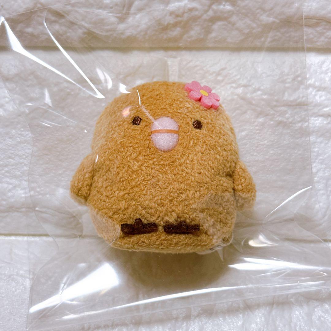 [USED] Sumikko Gurashi Tenori Plush Toys: Chick & Tonkatsu (Movie Bonus Item - Limited Edition)