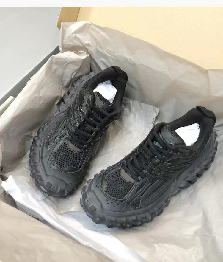 

Жіночі повсякденні сітчасті туфлі-дуріани на пружинній підошві, що збільшують зріст, весна 2024 Women s 40 чорний