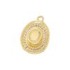 ZHUKOI Western Cowboy Desert Metal Pendant Golden Plated with CZ Stone Jewelry Accessories :VD1757-VD1765