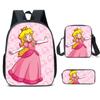 Mario Mario School Bag Children'S Backpack Cartoon Satchel