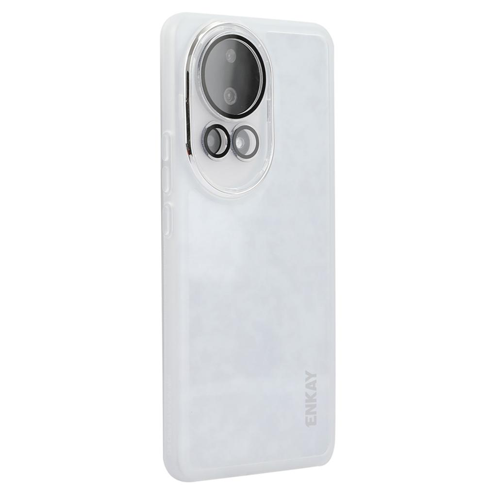 ENKAY HAT PRINCE For Huawei nova 12 5G Case Matte TPU Phone Cover with Lens Film