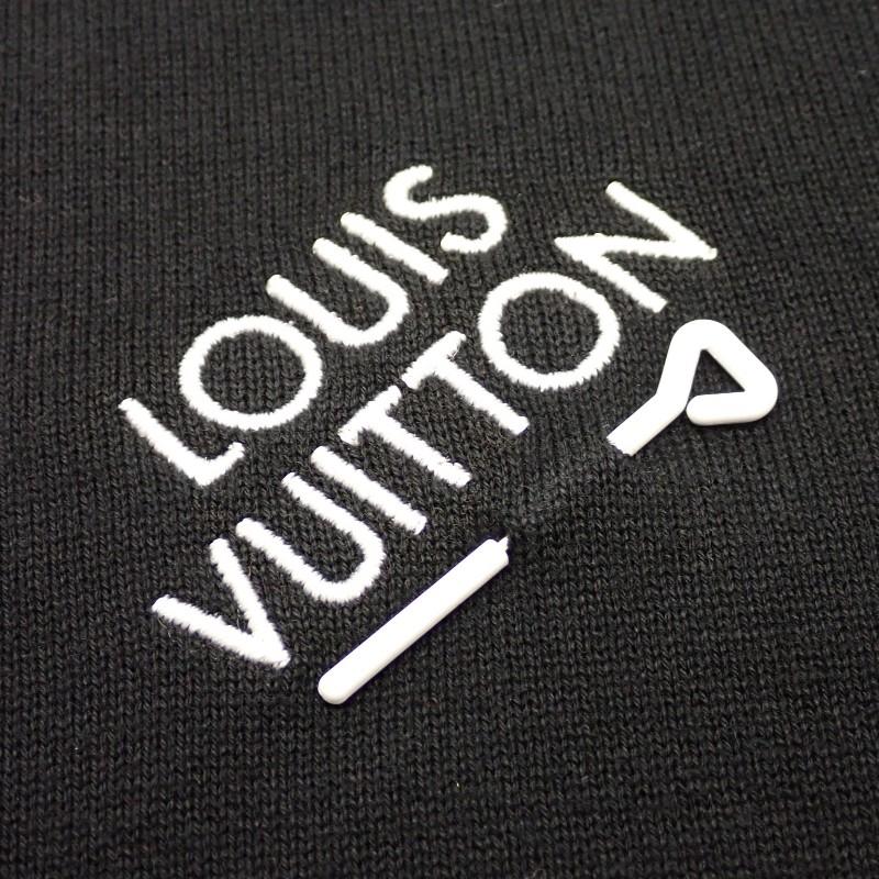 LOUIS VUITTON  L Short sleeve T-shirt black cotton mens