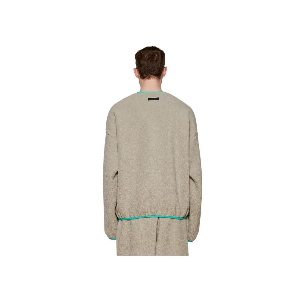 Fear of God Essentials Polar Fleece Crewneck Seal Men Tops Grey 192SP244705F