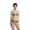 Calvin Klein CK96 Series Small Square Jacquard Cotton Anti-Cling Half Coverage Underwear Women Underwear Coconut-Gray QF7295ADP7A