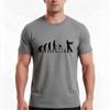 Evolution Zombie Tshirt Summer Casual Cotton Tee Oversized Streetwear Tops Vintage Graphic Print Loose Fit Short Sleeve