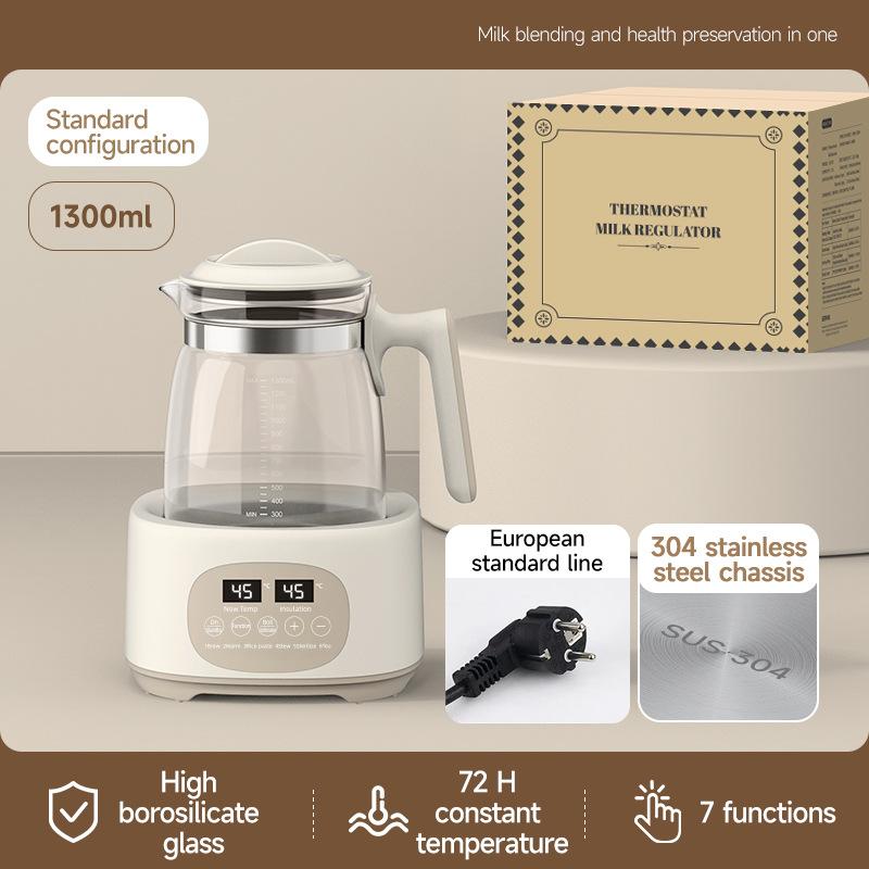 1.3L Electric Kettle Home Baby Constant Temperature Milk Regulator Multifunctional Electric Kettle 72h Thermostatic Kettle 220V EU бежевый