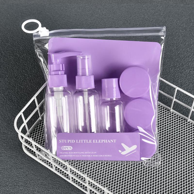 

OIMG 6-Piece Purple Travel Bottle Set