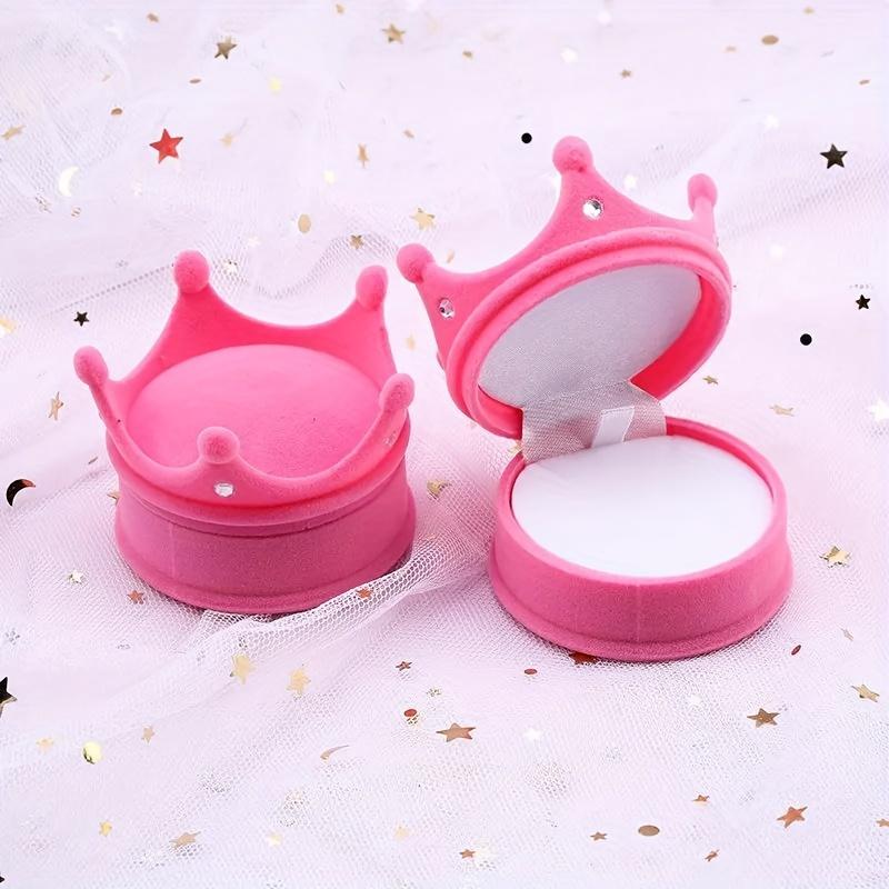 One Piece Velvet Jewelry Box Gift Box Container Wedding Ring Box Ring Case Earrings Holder for Jewelry Display& Jewelry Package