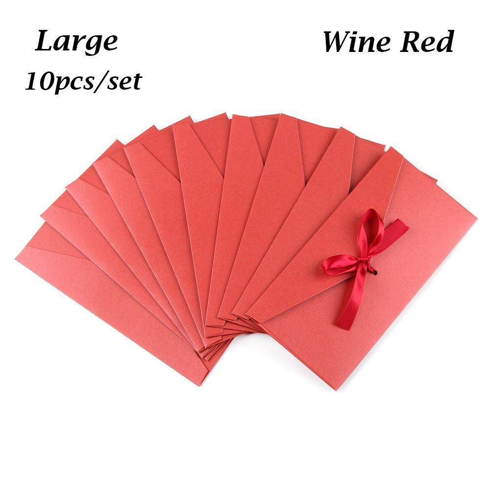 Beautiful Classic Retro Multicolor tie Pearl paper envelopes on Kraft for wedding invitation gift envelope  Greeting Card Bag