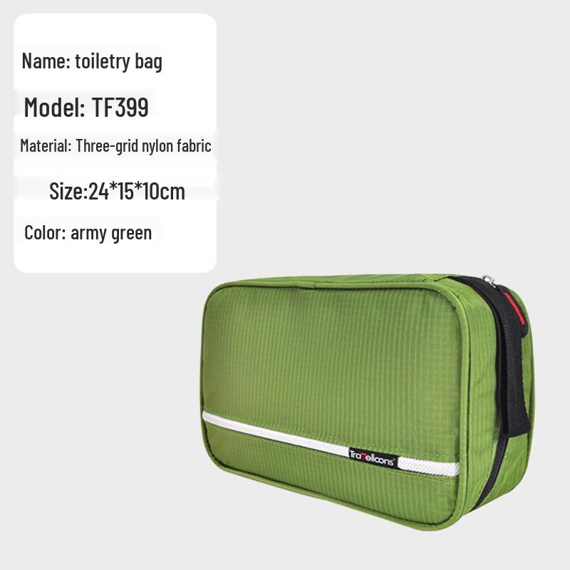 

Women s Large-Capacity Oxford Cloth Toiletry Bag: Portable, Waterproof, Hook-Type Makeup & Skincare Organizer for Travel Medium (24*10*15CM) армия зеленый