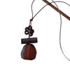 New Chinese-style Hollow Water Drop Long Necklace Women's Sweater Chain Simple Neck Accessories