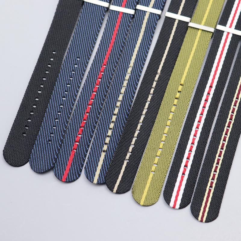 Tudor Rose NATO Nylon Uhrenarmband - 20mm/22mm Nylon-Gewebe Armband