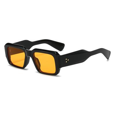 Trendy Square Sunglasses for Women Men Stylish Rivet Design UV400 Protection Fashionable Shades