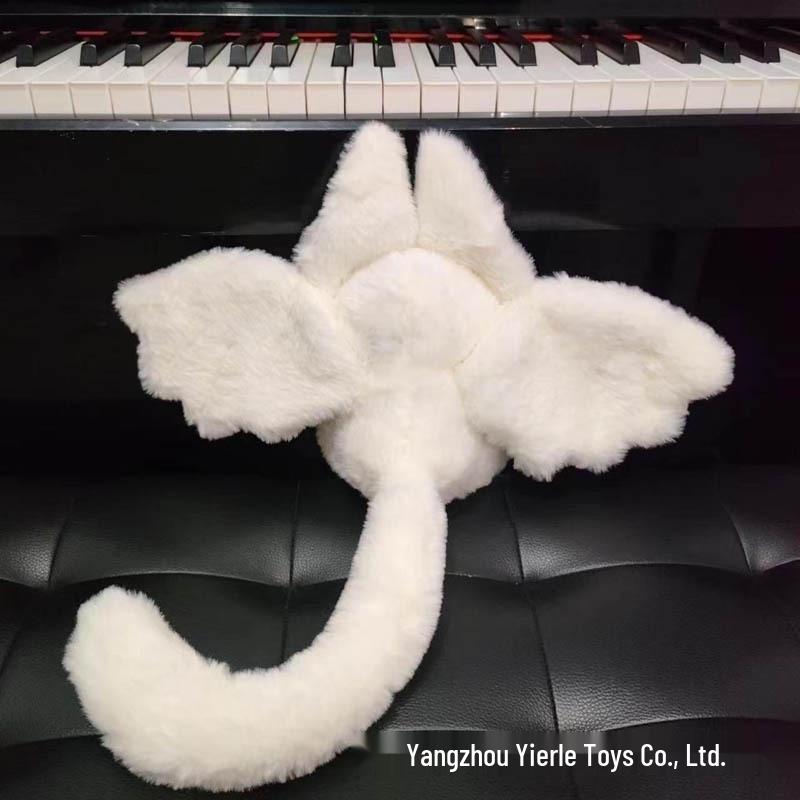 Bat Rabbit Plush - Cute Flying Rabbit Transforms Into Big White Doll Little Fu Zhu